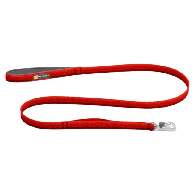 Ruffwear Front Range vodítko, červené - D: 150 cm, Š: 20 mm