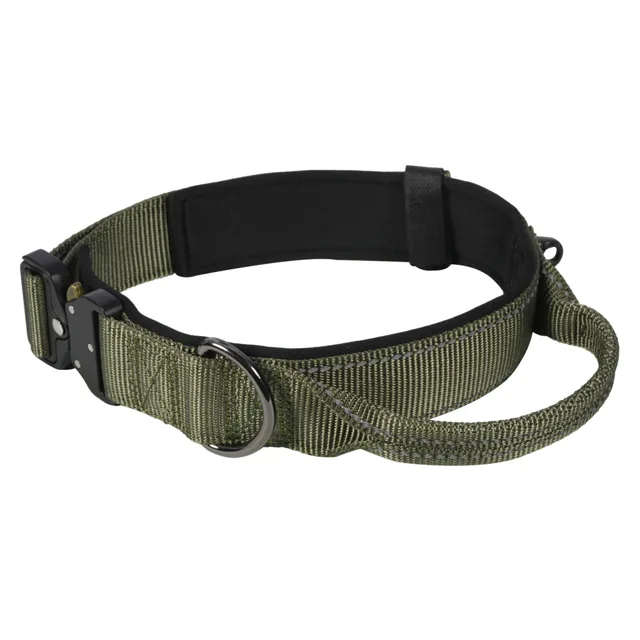 Rukka® Mission obojek, olivový - velikost L: 54 - 61 cm obvod krku, šířka 45 mm