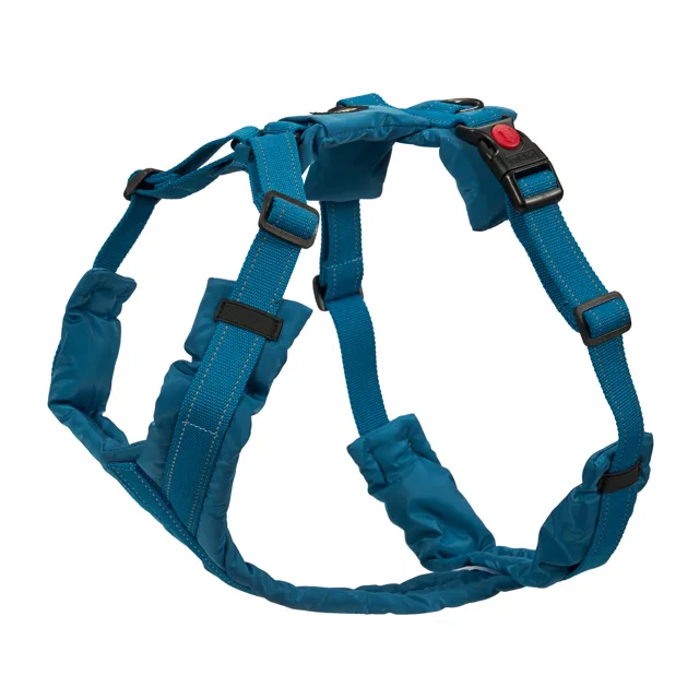 Rukka Puff postroj pro psy - velikost S: obvod hrudníku 41–55 cm, barva petrolově modrá