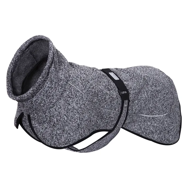 Rukka úpletový kabátek Comfy Technical, šedý / černý - délka zad cca 35 cm (velikost 35)