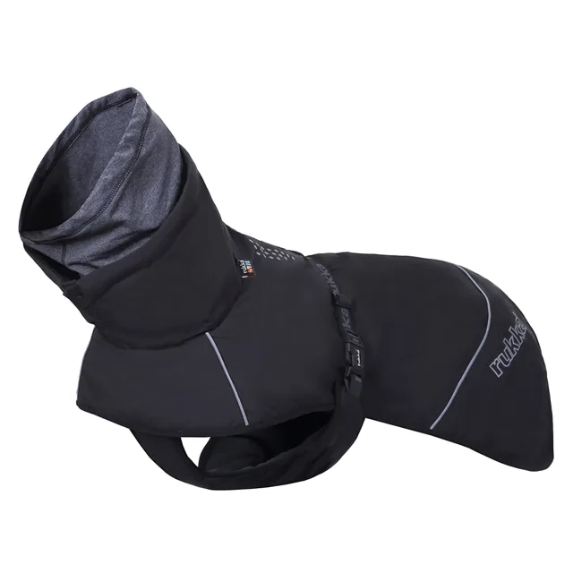 Rukka® Warmup kabát pro psy 2.0, černý - velikost: délka zad cca 35 cm
