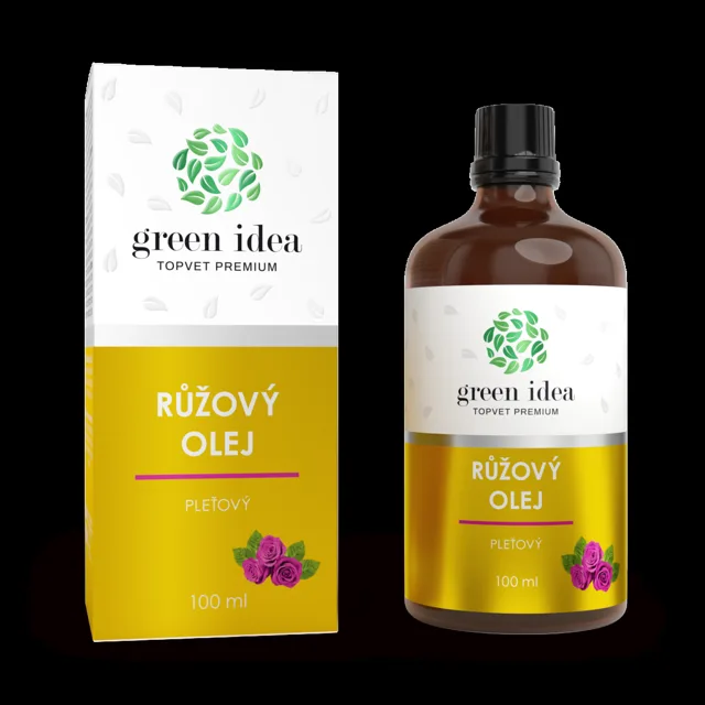 Růžový pleťový olej 100 ml – Green idea