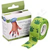 Rychlonáplast elastická 25mmx 450cm zelená-tlapky