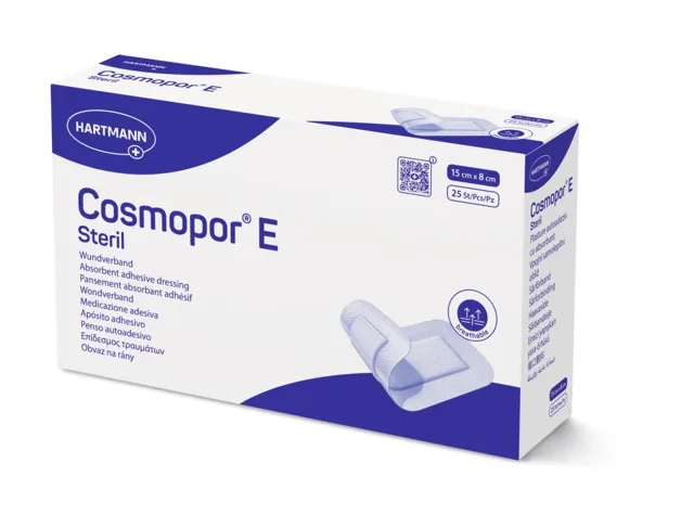 Rychloobvaz COSMOPOR E sterilní 15x8cm 25ks