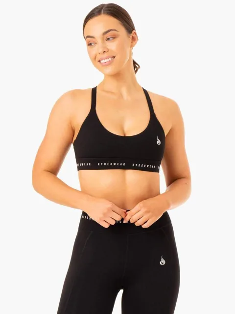 Ryderwear Sportovní podprsenka Reflex Cross Over černá