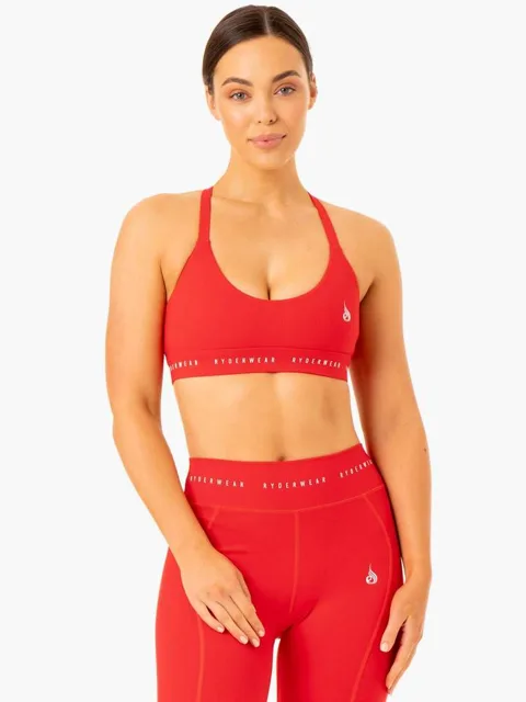 Ryderwear Sportovní podprsenka Reflex Cross Over červená