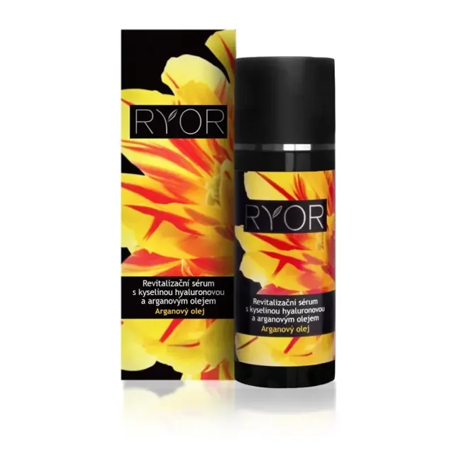 Ryor Argan revitalizační sérum s kyselinou hyaluronovou a arganovým olejem 50 ml