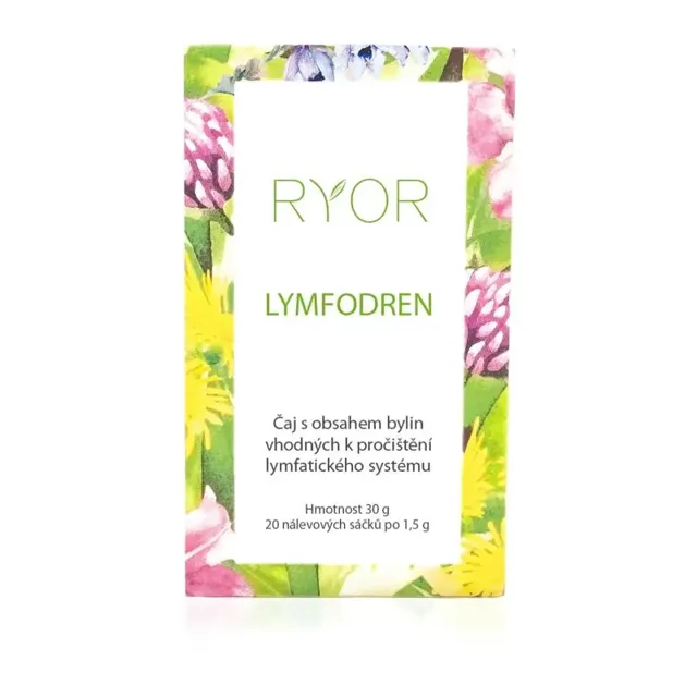 Ryor Česká Republika RYOR Lymfodren bylinný čaj 20 x 1,5 g