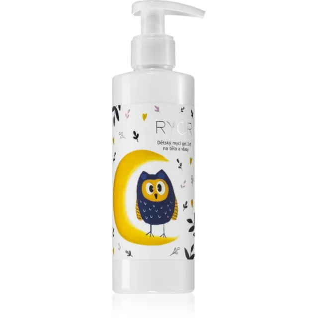 RYOR Dětská Kosmetika dětský mycí gel a šampon 2 v 1 200 ml