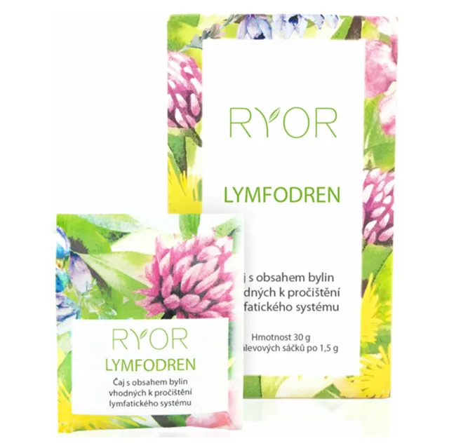 RYOR Lymfodren Bylinný čaj 20 kusů nálevových sáčků