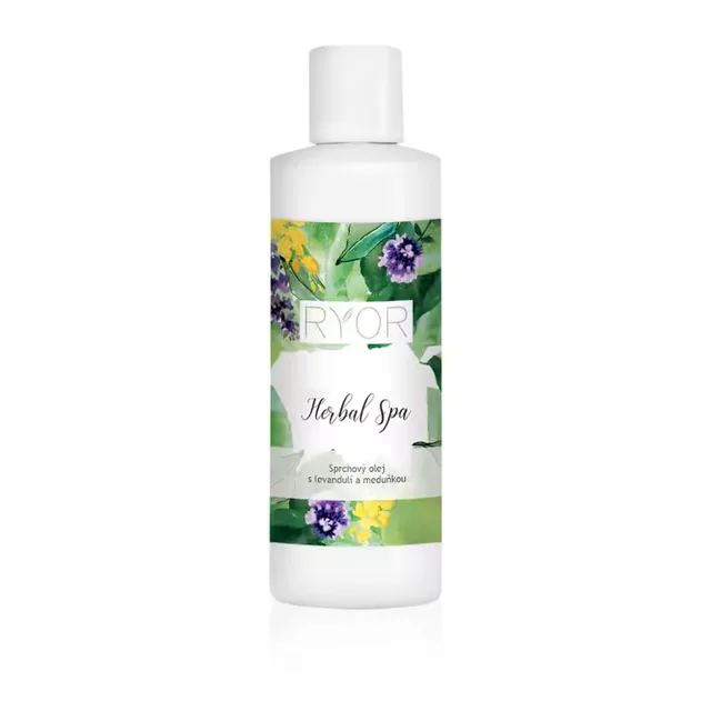 RYOR Sprchový olej s levandulí a meduňkou Herbal Spa 200 ml