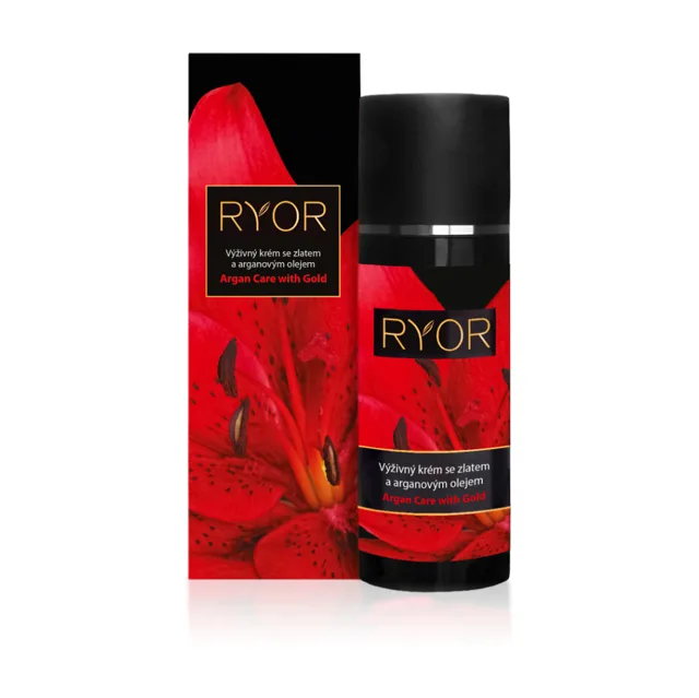 RYOR Výživný krém se zlatem a arganovým olejem 50 ml