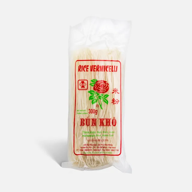 Rýžové nudle 1 mm 300 g  (Vermicelli) Gia Bao Pei