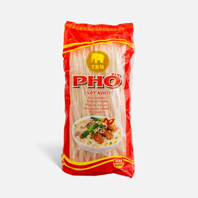 Rýžové nudle na Pho 5 mm 375 g  vietnamská klasika bez lepku