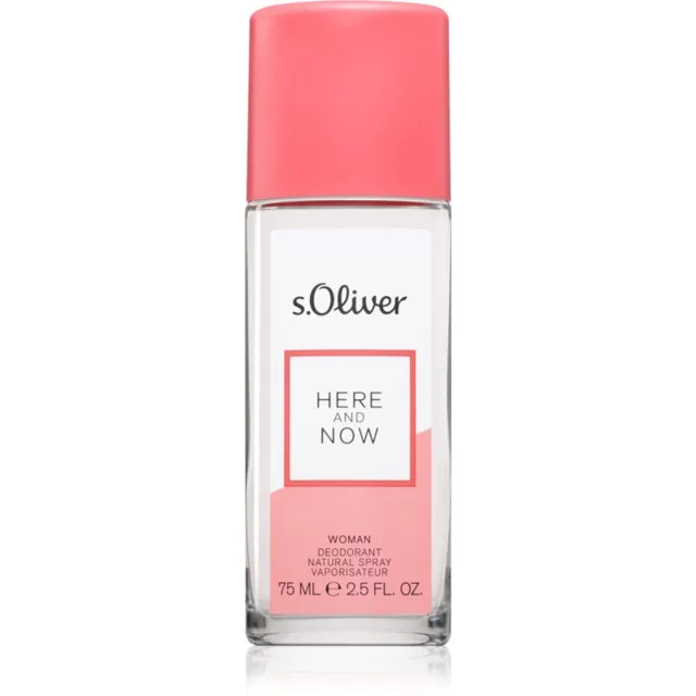 s.Oliver Here and Now Women deodorant s rozprašovačem pro ženy 75 ml