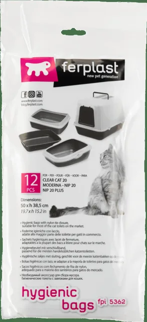 Sáčky do toalety Ferplast 12ks velké