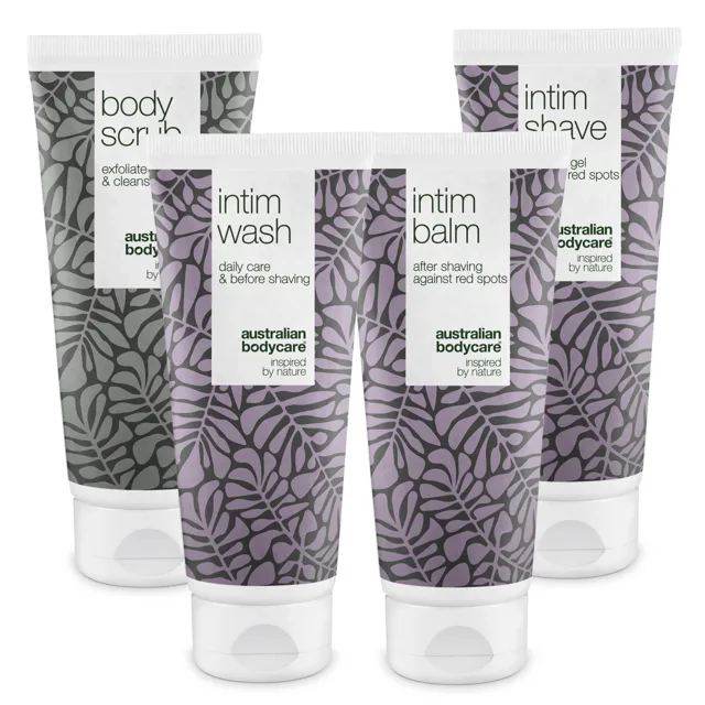 Sada 4 produktů na intimní holení proti červeným pupínkům a zarůstajícím chloupkům — 4 produkty proti červeným pupínkům a zarůstajícím chloupkům po holení