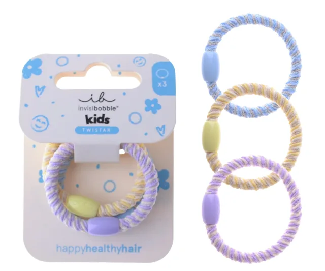 Sada gumiček do vlasů Invisibobble Kids Twistar Dreamy Braids - 3 ks + dárek zdarma