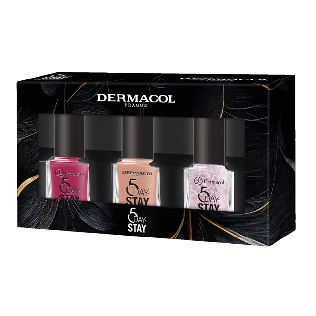 Sada laků na nehty 5 Days stay Dermacol - Oficiální e-shop Dermacol