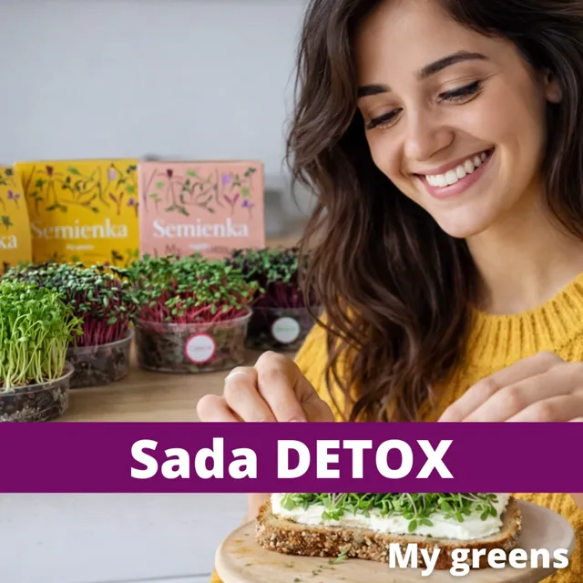 Sada na pěstování mikrozeleniny DETOX