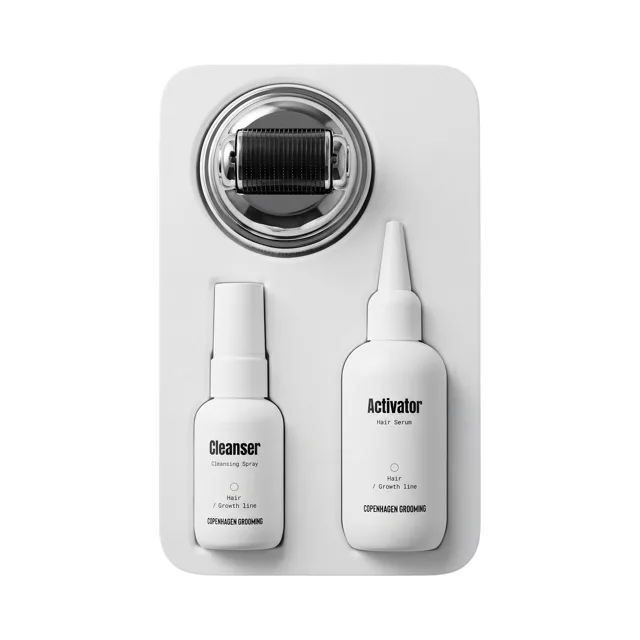 Sada na růst vlasů Copenhagen Grooming s růstovým sérem The Activator 100 ml- mírně poškozený obal