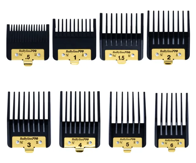 Sada náhradních nástavců s kovovou sponou BaByliss Pro FXPCGE + dárek zdarma