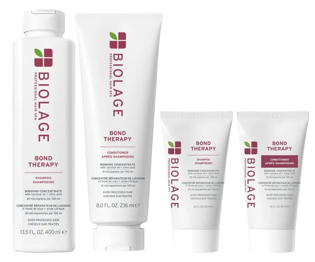 Sada pro poškozené vlasy Biolage Bond Therapy + šampon 50 ml a kondicionér 50 ml zdarma + dárek zdarma