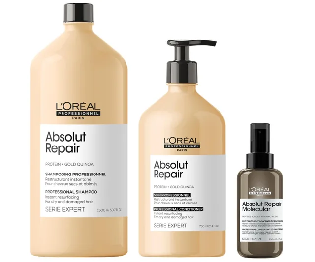 Sada pro suché a poškozené vlasy Loréal Professionnel Serie Expert Absolut Repair + přípravná péče 100 ml zdarma - L’Oréal Professionnel + dárek zdarm