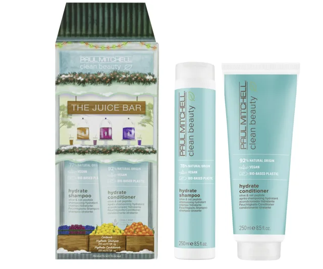 Sada pro suché vlasy Paul Mitchell Clean Beauty Hydrate Duo + dárek zdarma