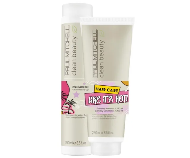 Sada pro všechny typy vlasů Paul Mitchell Clean Beauty Everyday Like It's Hot + dárek zdarma