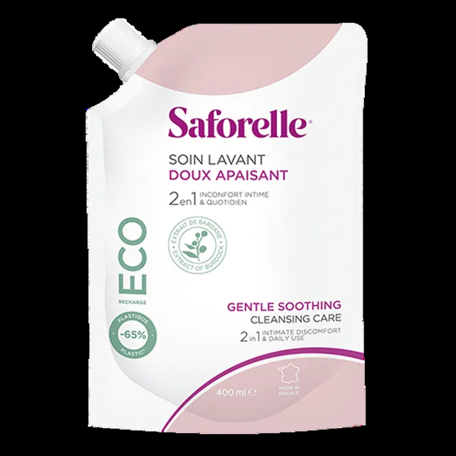 SAFORELLE Jemný mycí gel ECO pack 400 ml