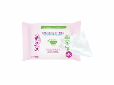 SAFORELLE ubrousky pro intimní hygienu 10 ks