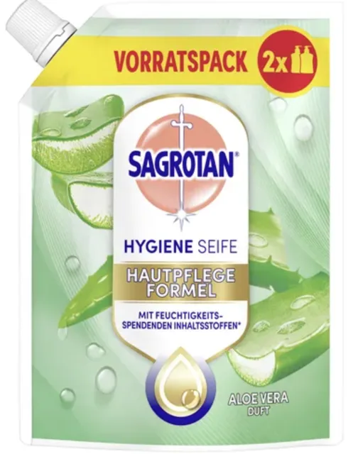 SAGROTAN Náplň do mýdla na ruce Aloe Vera 500ml