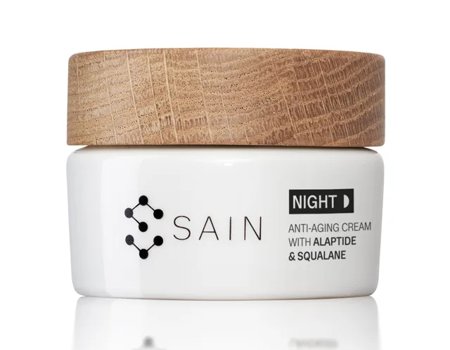 SAIN® Omlazující noční krém s alaptidem a skvalanem (Anti-Aging Cream) 60 ml