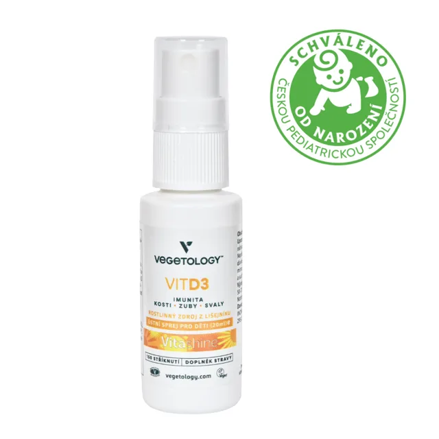 !!!SALE – Vitashine Vitamin D3 ve spreji 1000iu, 20ml - mírně zatečený obal