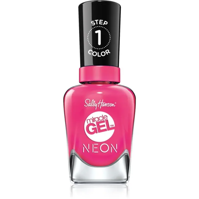 Sally Hansen Miracle Gel™ gelový lak na nehty bez užití UV/LED lampy odstín 050 Fuchsia Fever 14,7 ml