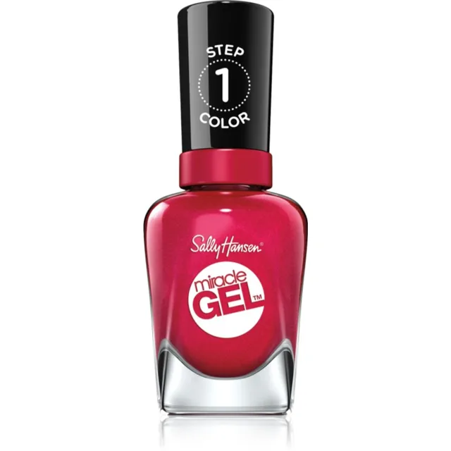 Sally Hansen Miracle Gel™ gelový lak na nehty bez užití UV/LED lampy odstín 469 Bordeaux Glow 14,7 ml