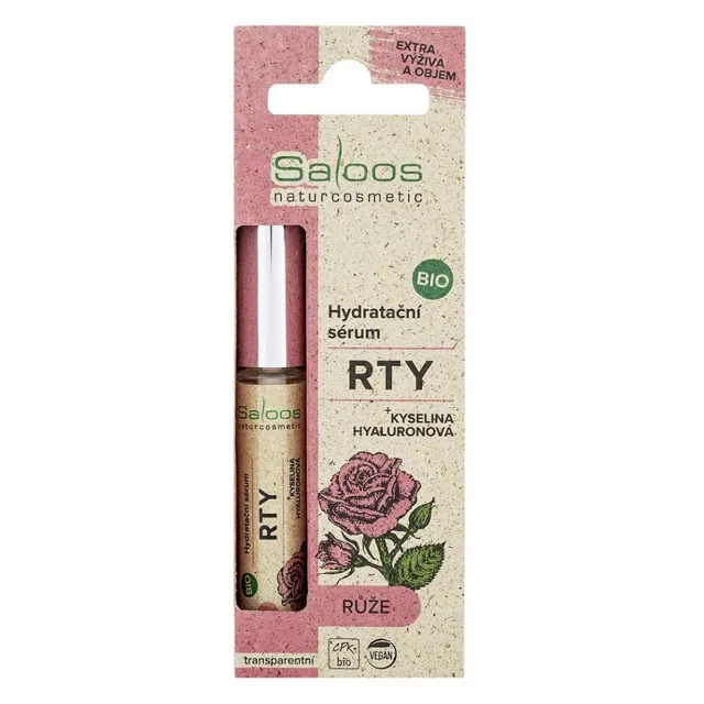 SALOOS Bio Hydratační sérum na rty Růže 7 ml