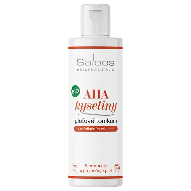 Saloos Bio pleťové tonikum s AHA kyselinami 200 ml