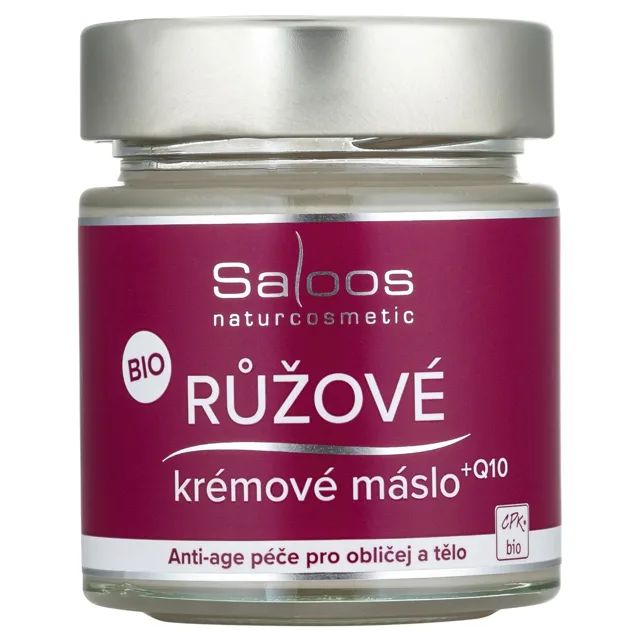 Saloos BIO Růžové krémové máslo s Q10 110 ml