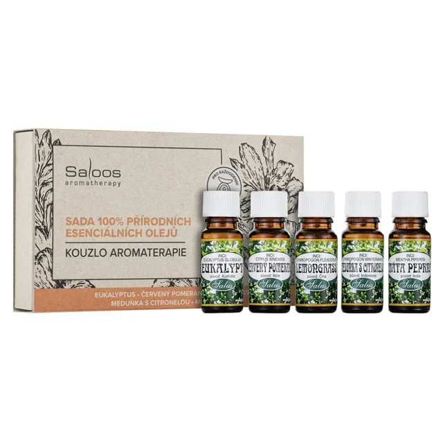 SALOOS Kouzlo Aromaterapie  esenciální  oleje 5 x 10 ml