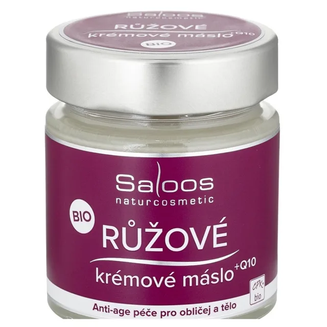 SALOOS Růžové krémové máslo BIO 110 ml