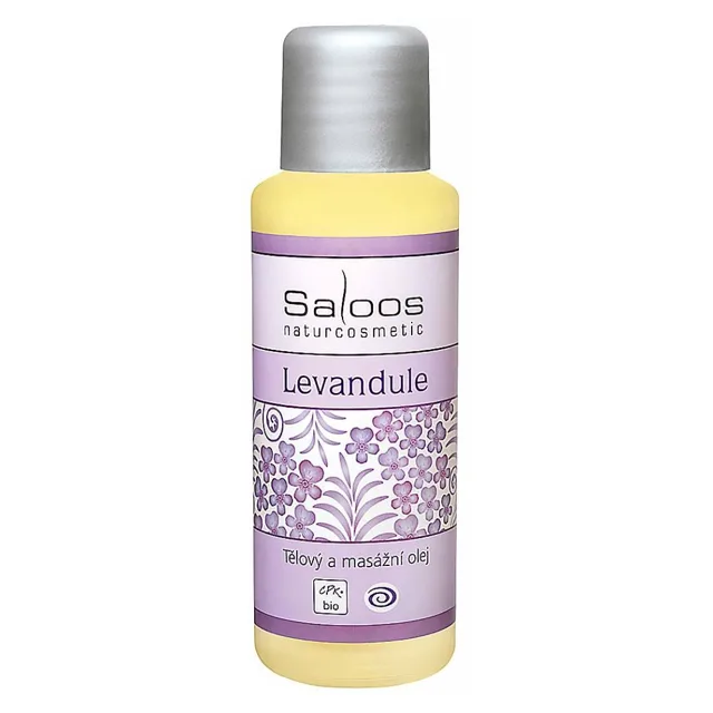 SALOOS Tělový a masážní olej Levandule BIO 50 ml