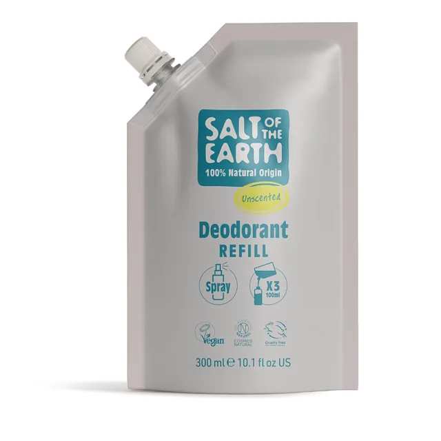 SALT OF THE EARTH Náplň deodorant spray bez vůně 300 ml