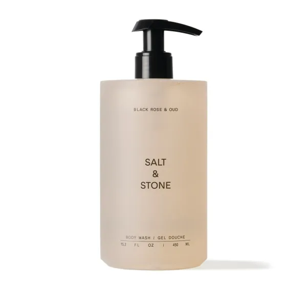 Salt & Stone Body Wash Black Rose & Oud přírodní sprchový gel 450 ml