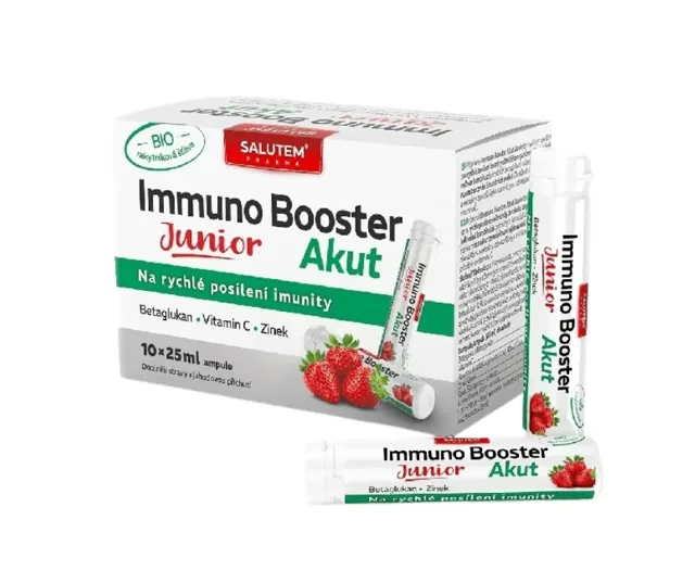 Salutem Immuno Booster Akut Junior jahoda 10 x 25 ml