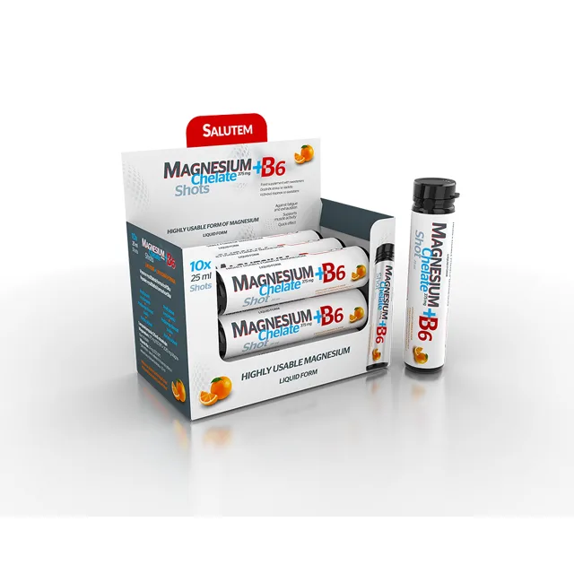 SALUTEM Magnesium Chelate + B6 orange ampule 10 x 25 ml