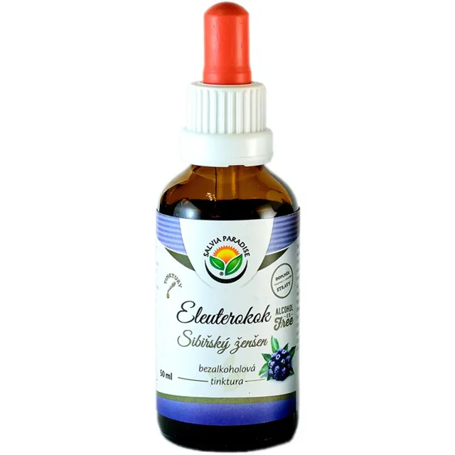 Salvia Paradise Eleuterokok bezalkoholová tinktura tinktura pro podporu imunitního systému 50 ml