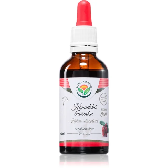 Salvia Paradise Kanadská brusinka lyofilizovaná tinktura pro zdraví močových cest 50 ml