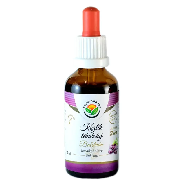 SALVIA PARADISE Kozlík lékařský baldrián tinktura 50 ml